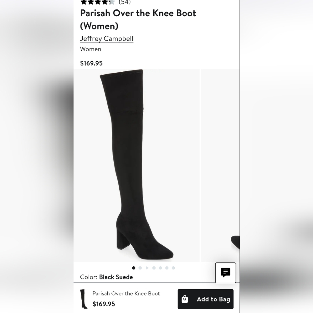 Jeffrey Campbell Over the Knee Sock Boot 6.5